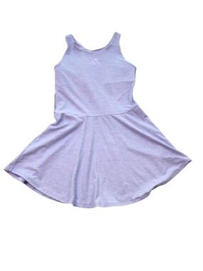 Adidas Blue Tennis Dress Built-In Bra Slim Fit Size M 10/12 Youth Petite